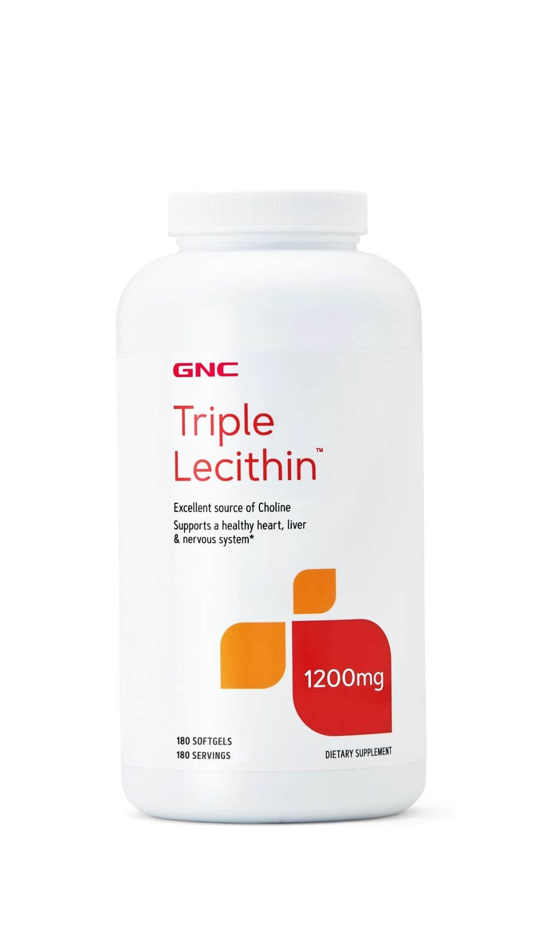 卵磷脂血管配方 180粒 Gnc Live Well